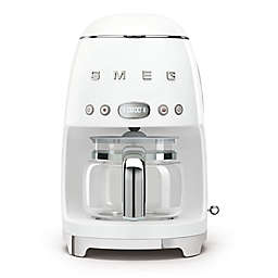 SMEG 50s Retro Style 10-Cup Drip-Filter Coffee Maker in White