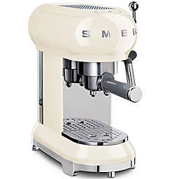 Smeg® 15 Bar 50's Retro Style Manual Espresso Coffee Machine in Cream