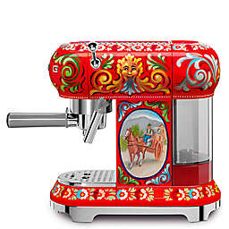 Smeg® 15 Bar 50's Retro Style Manual Dolce & Gabbana Espresso Coffee Machine