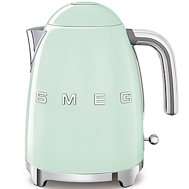 SMEG Retro Style 1.7-Liter Fixed Temperature Electric Kettle in Pastel Green. View a larger version of this product image.