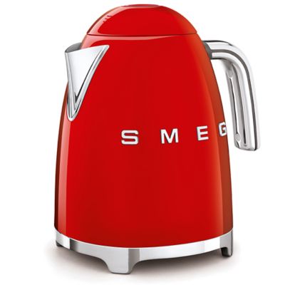 SMEG Retro Style 1.7-Liter Fixed Temperature Electric Kettle in Red