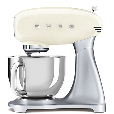 SMEG 50&#39;S Retro-Style Stand Mixer in Cream. View a larger version of this product image.