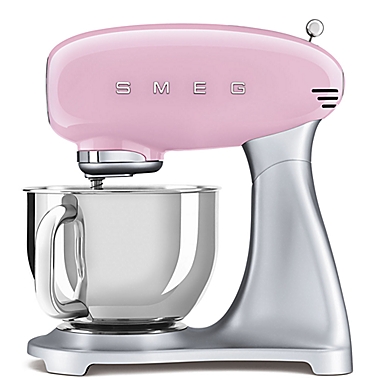 SMEG 50&#39;S Retro-Style Stand Mixer in Pink. View a larger version of this product image.