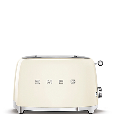 SMEG 50s Retro Style 2-Slice Toaster in Cream. View a larger version of this product image.