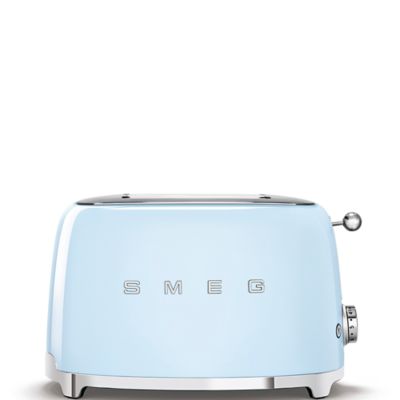 SMEG 50s Retro Style 2-Slice Toaster in Powder Blue