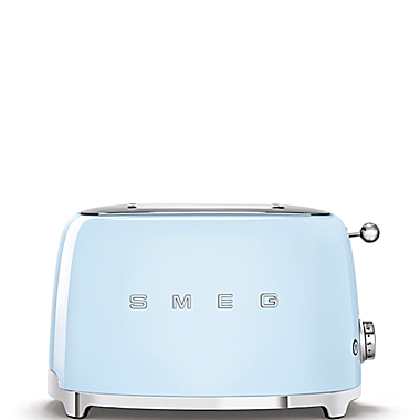 SMEG 50s Retro Style 2-Slice Toaster in Powder Blue. View a larger version of this product image.