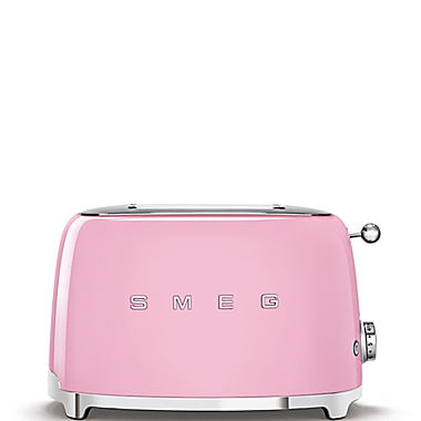 SMEG 2 SLICE TOASTER, PINK. View a larger version of this product image.