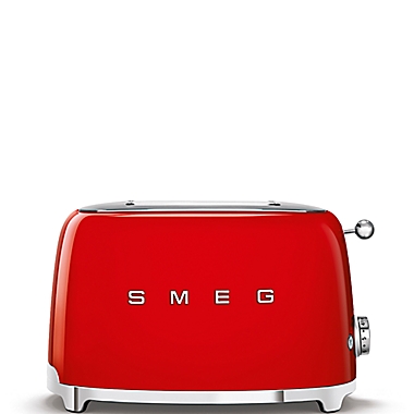 SMEG 2 SLICE TOASTER, RED. View a larger version of this product image.