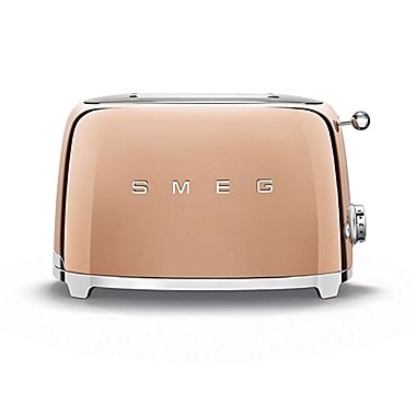 SMEG 2 SLICE TOASTER, ROSE GOLD. View a larger version of this product image.