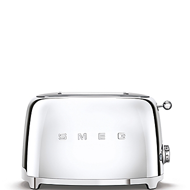 SMEG 50s Retro Style 2-Slice Toaster in Stainless Steel. View a larger version of this product image.