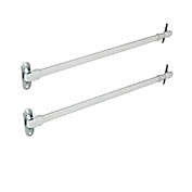 Rod Desyne Oval Sash 16 to 28-Inch Curtain Rods (Set of 2)