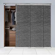 Rod Desyne 36 to 66-Inch Adjustable 3-Panel Window Track/Room Divider in Charcoal