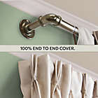 Alternate image 1 for Rod Desyne Pipe 28 to 48-Inch Blackout Adjustable Curtain Rod in Antique Brass