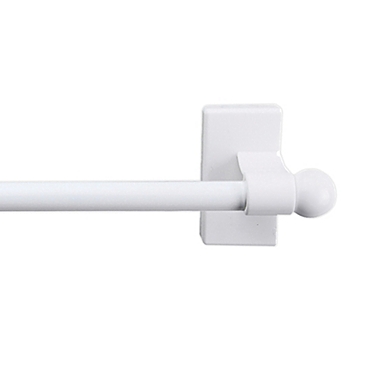 White Details about   Rod Desyne Magnetic Curtain Rod 17-30 inch 
