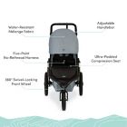 Alternate image 8 for BOB Gear&reg; Alterrain Jogging Stroller in Melange Grey