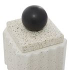 Alternate image 6 for Ridge Road Decor 2-Piece Contemporary Decorative Jar Set in White