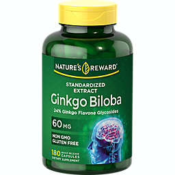Nature's Reward 180-Count 60 mg. Ginkgo Biloba Standardized Extract