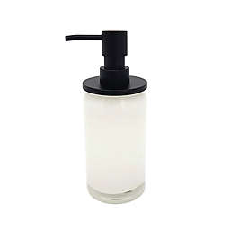 Studio 3B™ Modern Glass Soap/Lotion Dispenser in White