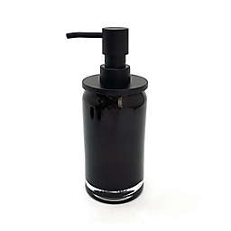 Studio 3B™ Modern Glass Soap/Lotion Dispenser in Black