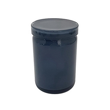 Studio 3B&trade; Modern Tall Glass Bath Jar in Blue. View a larger version of this product image.