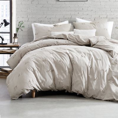 DKNY&reg; Textured Fringe 3-Piece Reversible Comforter Set