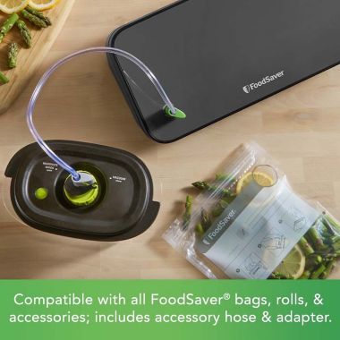 FoodSaver&reg; VS2130 Vacuum Sealing System in Black. View a larger version of this product image.