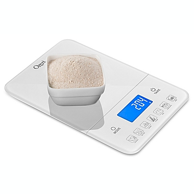 Ozeri&reg; Touch III 22 lb. Digital Kitchen Scale with Calorie Counter in White. View a larger version of this product image.