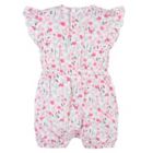 Alternate image 1 for Gerber&reg; Newborn Roses &amp; Bunnies Romper in Pink