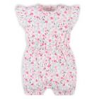 Alternate image 0 for Gerber&reg; Newborn Roses &amp; Bunnies Romper in Pink
