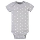 Alternate image 2 for Gerber&reg; Preemie 3-Pack Floral Short Sleeve Onesies&reg; Bodysuits in Grey