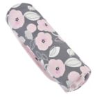 Alternate image 1 for Gerber&reg; Floral Reversible Baby Blanket in Grey/Pink