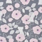Alternate image 2 for Gerber&reg; Floral Reversible Baby Blanket in Grey/Pink