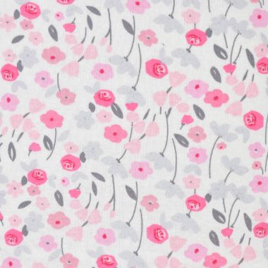 Gerber&reg; Size 6-9M 3-Pack Roses Short Sleeve Onesies&reg; Bodysuits in Pink. View a larger version of this product image.