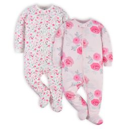Gerber® 2-Pack Roses Sleep 'n Plays in Pink
