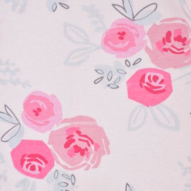 Gerber&reg; 3-Piece Roses Bibs &amp; Burp Closth Set in Pink. View a larger version of this product image.