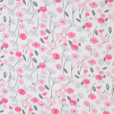 Gerber&reg; 3-Piece Roses Bibs &amp; Burp Closth Set in Pink. View a larger version of this product image.