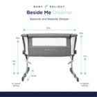 Alternate image 11 for Baby Delight&reg; Beside Me&trade; Dreamer Bassinet &amp; Bedside Sleeper in Charcoal Tweed