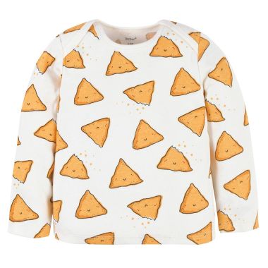 Gerber&reg; Preemie 3-Piece Chips Top, Pant &amp; Cap Set in White. View a larger version of this product image.