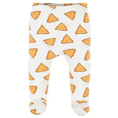 Gerber&reg; Preemie 3-Piece Chips Top, Pant &amp; Cap Set in White. View a larger version of this product image.