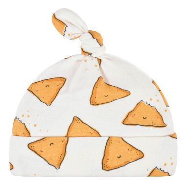 Gerber&reg; Size 0-3M 3-Piece Chips Top, Pant &amp; Cap Set in White. View a larger version of this product image.