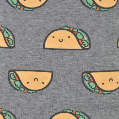 Gerber&reg; Onesies&reg; Preemie 3-Pack Taco Bodysuits in Grey. View a larger version of this product image.