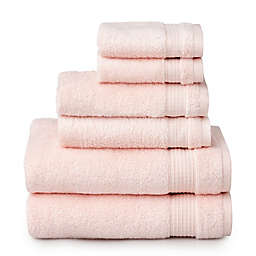 Martha Stewart Noah Turkish Cotton 6-Piece Towel Set in Blush
