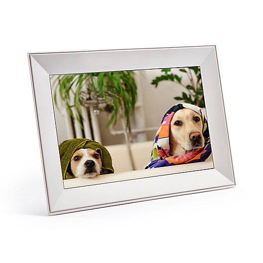 Alternate image 1 for Aura Buddy 10.1-Inch Digital Photo Frame in Biscuit