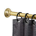 Alternate image 1 for Squared Away&trade; NeverRust&trade; Aluminum Tension Shower Rod in Gold