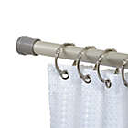 Alternate image 1 for Squared Away&trade; NeverRust&reg; 40-Inch Aluminum Stall Tension Rod in Brushed Nickel
