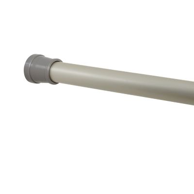 Squared Away&trade; NeverRust&trade; Aluminum Adjustable Tension Shower Rod in Brushed Nickel