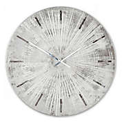StyleCraft Mina 35.5-Inch Wall Clock in Grey