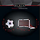 Alternate image 13 for Black Series Light-Up Hover Soccer Set