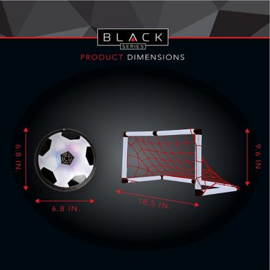 Black Series Light-Up Hover Soccer Set. View a larger version of this product image.