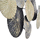 Alternate image 4 for StyleCraft Nobu Layered Circles 36-Inch x 19-Inch Metal Wall Sculpture in Black